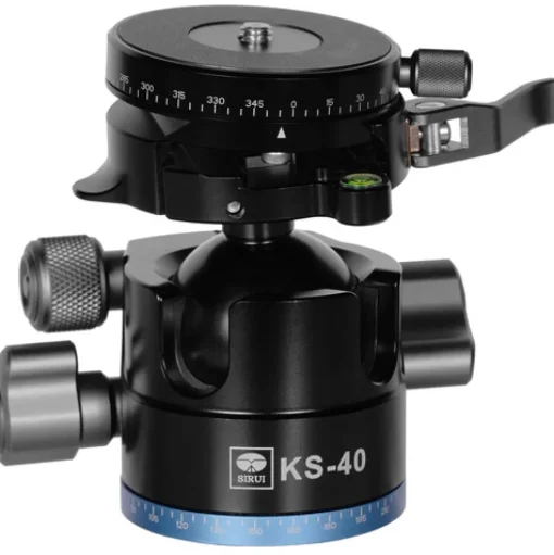 KS-40 Low Gravity QR Ball Head with Panning Arca-Type Plate