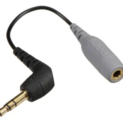 SC-3 3.5mm TRRS Female to 3.5mm Right-Angle TRS Male Adapter Cable