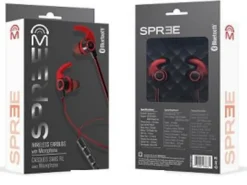 Spree Bluetooth Earbuds Red