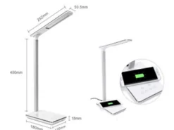 Wireless Charging LED Desk Lamp White